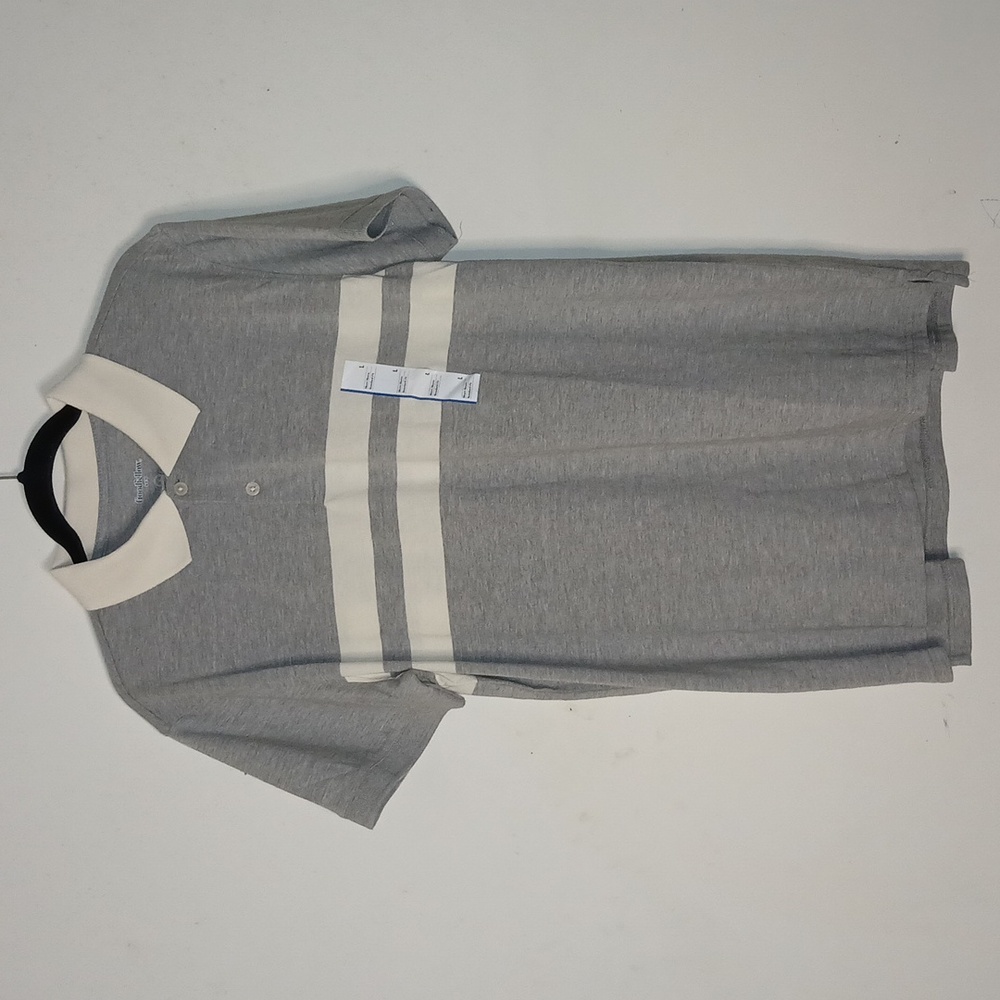 Goodfellow & Co Gray Polo Standard fit Short Sleeve Shirt | Size:‎ Large